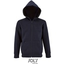 Bluza Dziecięca z Kapturem na Zamek Bawełna Ring-Spun L02092 - French Navy