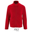 Bluza Meska Polarowa ze Stojka L02093 - Red