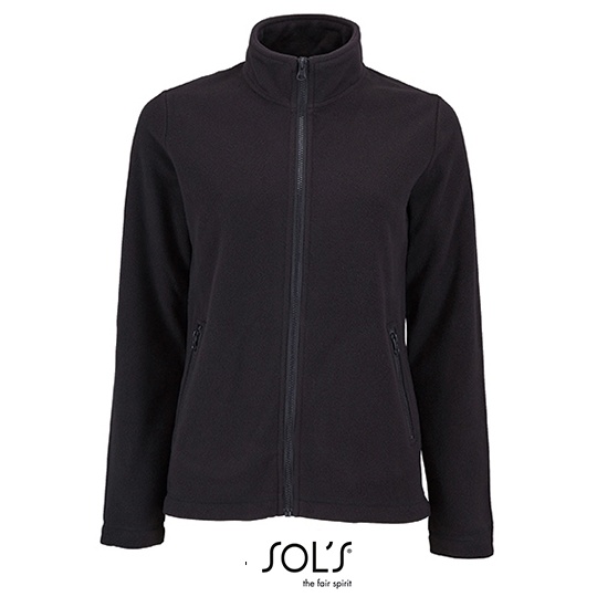 Bluza Damska Polarowa Ze Stojka L02094 - Black