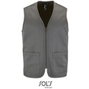 Bezrekawnik Unisex Poliester Bawelna L02110 - Charcoal Grey (Solid)