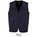 Bezrekawnik Unisex Poliester Bawelna L02110 - French Navy