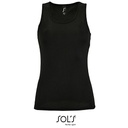 Top Damski Sportowy Oddychajacy L02117 - Black