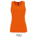 Top Damski Sportowy Oddychajacy L02117 - Neon Orange