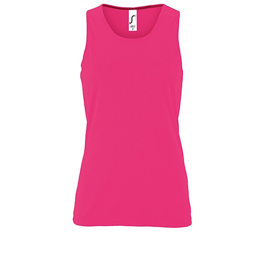 Top Damski Sportowy Oddychający L02117 - Neon Pink