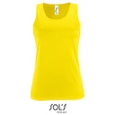 Top Damski Sportowy Oddychajacy L02117 - Neon Yellow