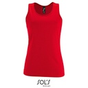Top Damski Sportowy Oddychający L02117 - Red