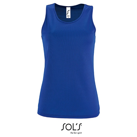 Top Damski Sportowy Oddychajacy L02117 - Royal Blue 241