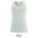 Top Damski Sportowy Oddychajacy L02117 - White