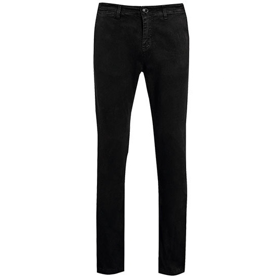 Męskie spodnie chino L02120 - Black