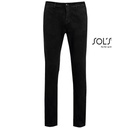 Meskie spodnie chino L02120 - Black