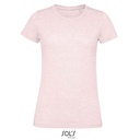 T-shirt Damski Polczesana Bawelna Ring-Spun L02758 - Heather Pink