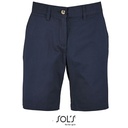 Damskie Bermudy Chino Bawelniane L02762 - French Navy