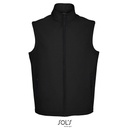 Bezrękawnik Męski Softshell Wodoodporny L02887 - Black