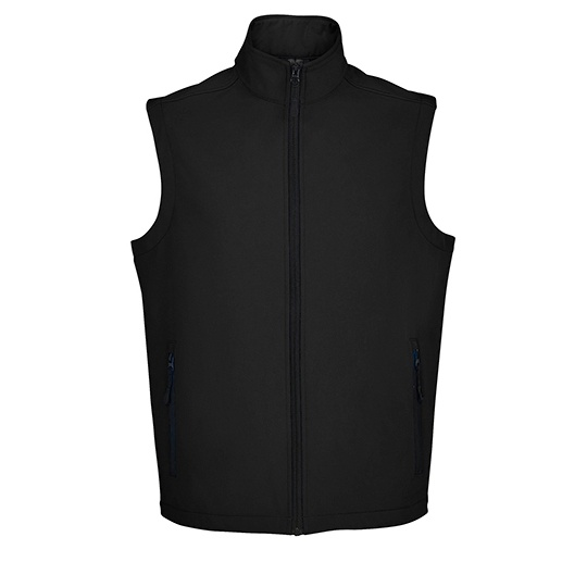 Bezrękawnik Męski Softshell Wodoodporny L02887 - Black