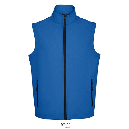 Bezrekawnik Meski Softshell Wodoodporny L02887 - Royal Blue 241