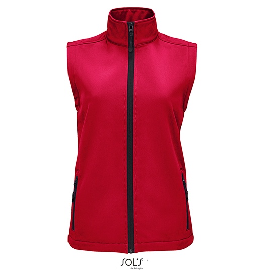 Bezrekawnik Damski Softshell Wodoodporny L02888 - Pepper Red
