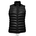 Damska pikowana kamizelka slim L02890 - Black