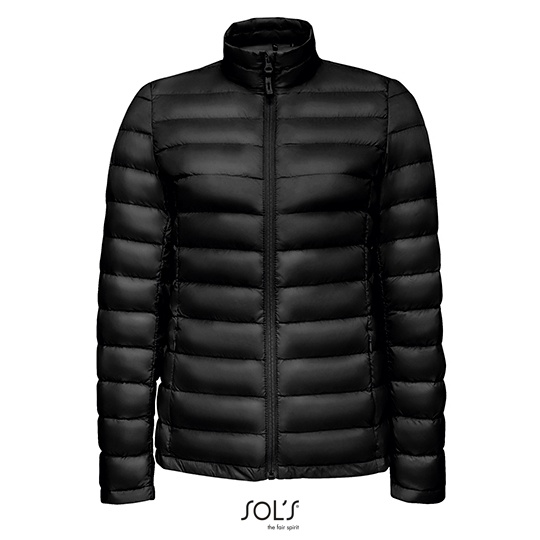 Damska kurtka pikowana slim L02899 - Black