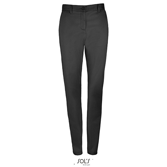 Dopasowane spodnie damskie L02918 - Black