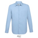 Koszula Męska Slim Poliester Bawełna L02922 - Sky Blue