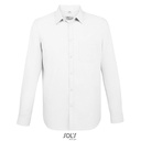 Koszula Meska Slim Poliester Bawelna L02922 - White