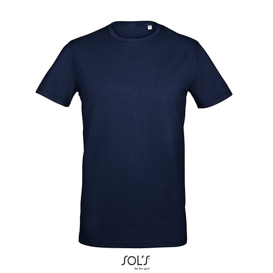 T-Shirt Meski Elastyczny L02945 - French Navy