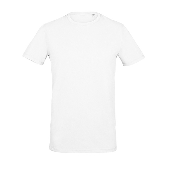 T-Shirt Męski Elastyczny L02945 - White
