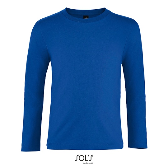 Dziecieca Koszulka Dlugi Rekaw Bawelniana L02947 - Royal Blue 241