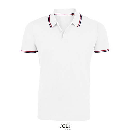 Polo Meskie Krotki Rekaw Bawelna Pika L02949 - White