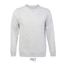 Bluza Okragly Dekolt Bawelniana Niska Kurczliwosc L02990 - Ash (Heather)
