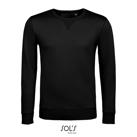 Bluza Okragly Dekolt Bawelniana Niska Kurczliwosc L02990 - Black