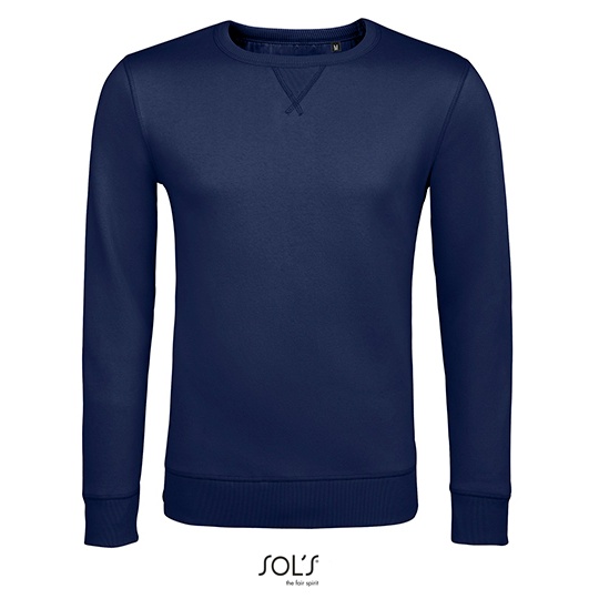 Bluza Okragly Dekolt Bawelniana Niska Kurczliwosc L02990 - French Navy