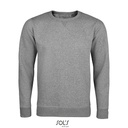 Bluza Okragly Dekolt Bawelniana Niska Kurczliwosc L02990 - Grey Melange