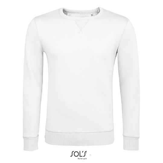 Bluza Okrągły Dekolt Bawełniana Niska Kurczliwość L02990 - White