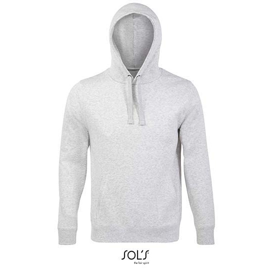 Bluza Meska Z Kapturem Polarowa L02991 - Ash (Heather)
