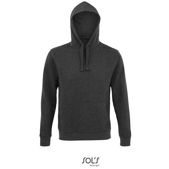 Bluza Meska Z Kapturem Polarowa L02991 - Charcoal Melange