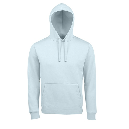 Bluza Męska Z Kapturem Polarowa L02991 - Creamy Blue
