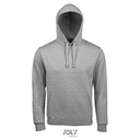Bluza Meska Z Kapturem Polarowa L02991 - Grey Melange