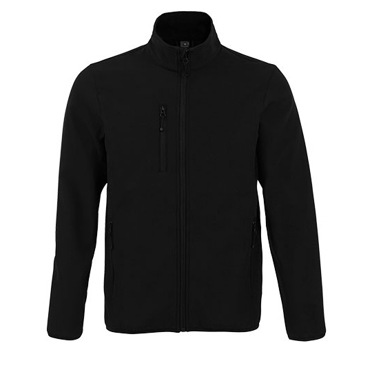 Kurtka Męska Softshellowa Oddychająca L03090 - Black