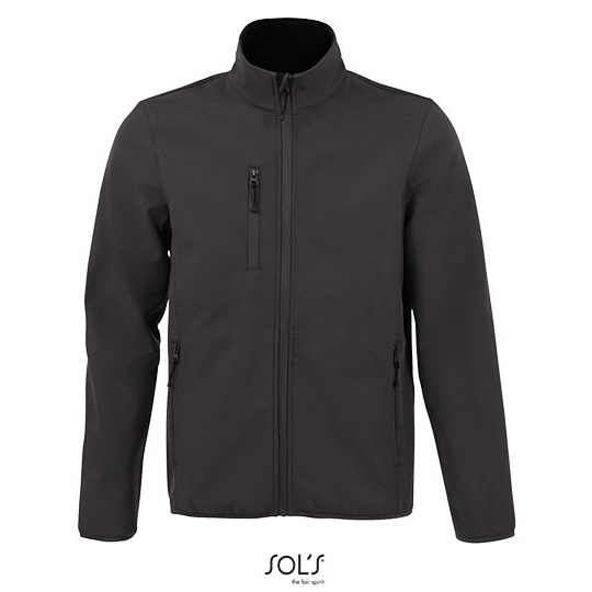 Męska kurtka softshellowa L03090 - Charcoal Grey (Solid)