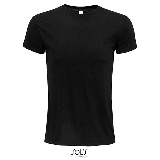 T-shirt Unisex Klasyczny Bawełna Organiczna L03564 - Deep Black