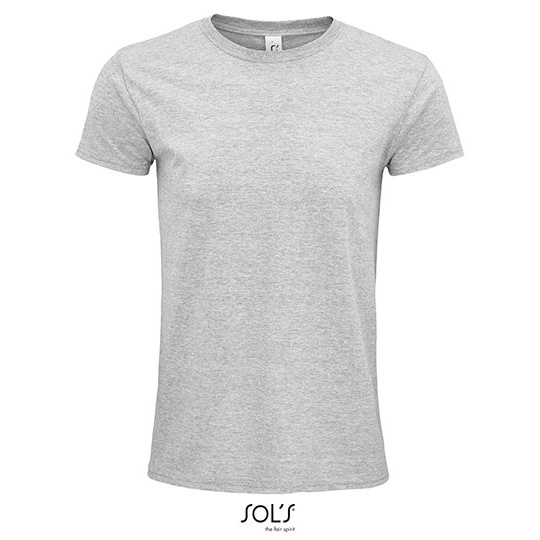 T-shirt Unisex Klasyczny Bawełna Organiczna L03564 - Grey Melange