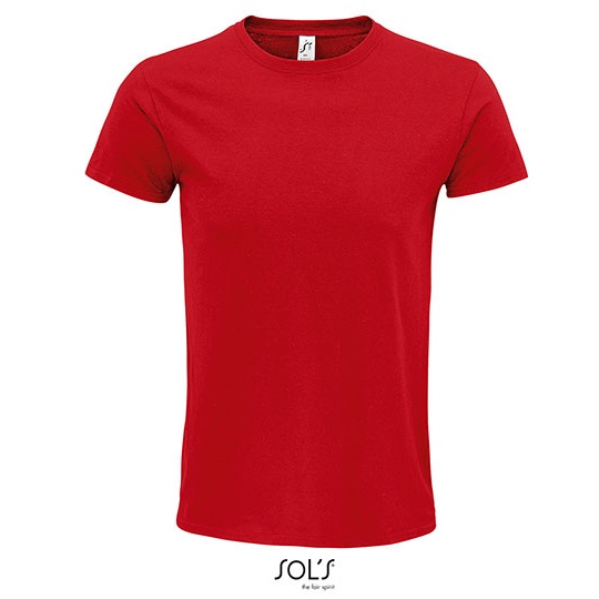 T-shirt Unisex Klasyczny Bawelna Organiczna L03564 - Red