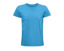 T-shirt męski L03565 - Aqua