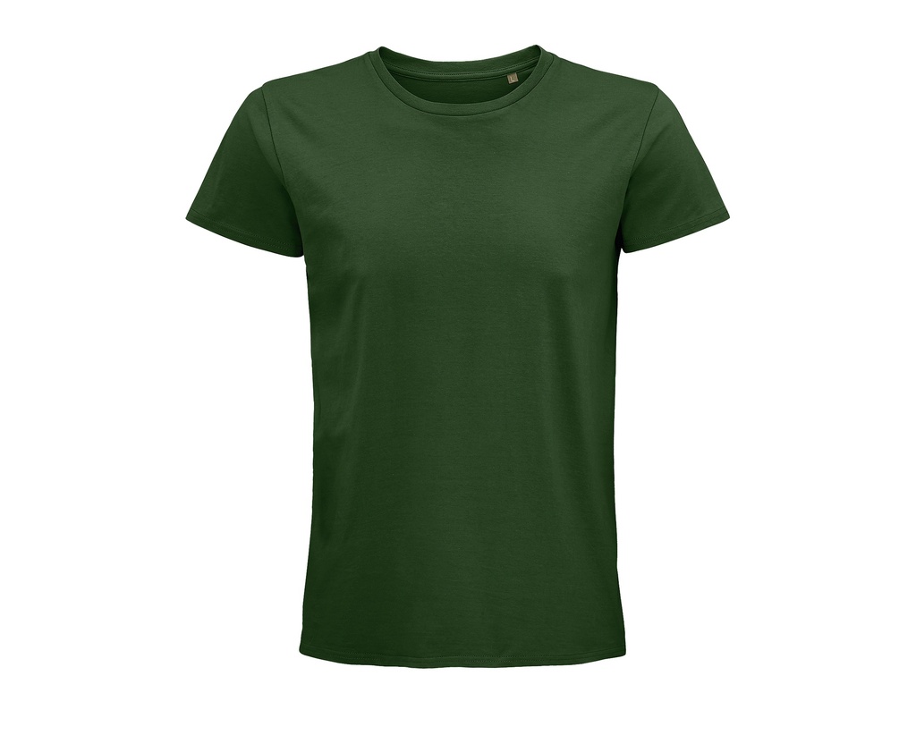 T-shirt Męski Klasyczny Bawełna Organiczna L03565 - Bottle Green