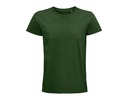 T-shirt męski z krótkim rękawem L03565 - Bottle Green