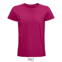 T-shirt Męski Klasyczny Bawełna Organiczna L03565 - Fuchsia