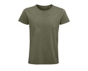 T-shirt Męski Klasyczny Bawełna Organiczna L03565 - Khaki