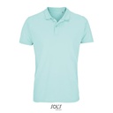 Koszulka Polo Klasyczna Bawełna Organiczna Pique L03566 - Arctic Blue