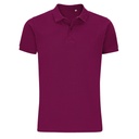 Koszulka Polo Klasyczna Bawelna Organiczna Pique L03566 - Astral Purple